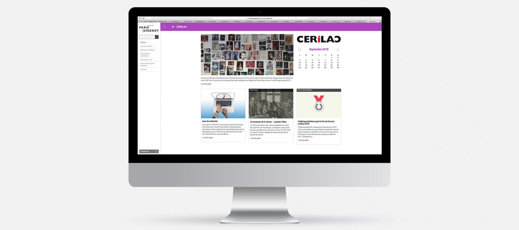 Le site web du CERILAC est en ligne !