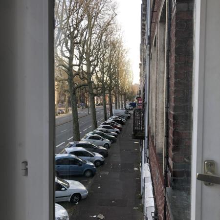 #AMAFENETRE Dominique, Lille, 29 mars/ le boulevard vide